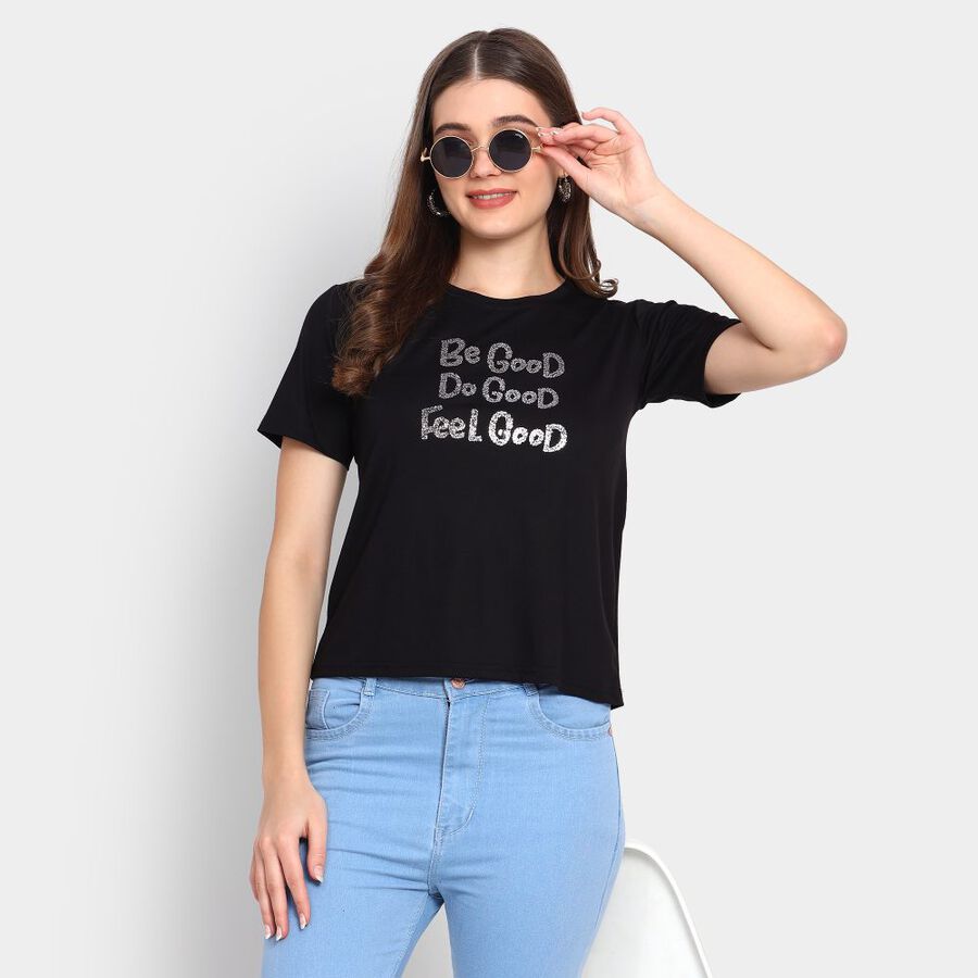 Ladies' T-Shirt, Black, large image number null